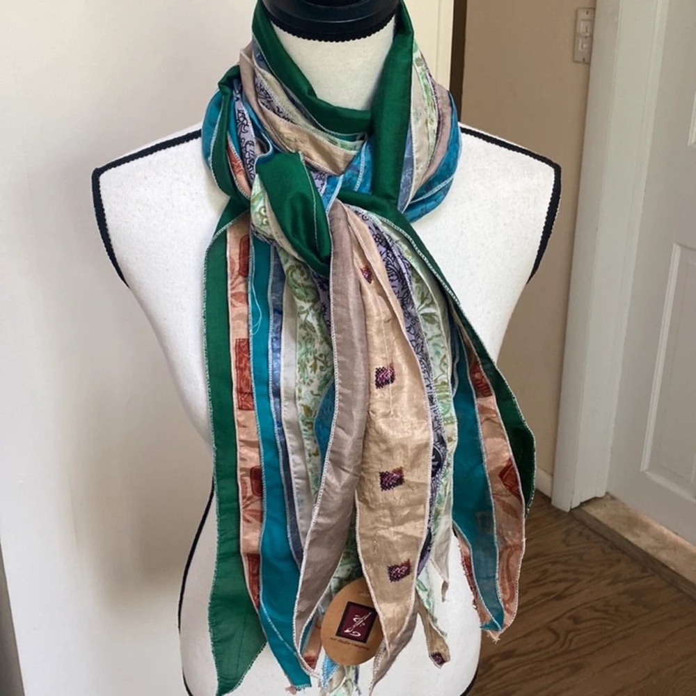 Multicolor Striped Scarf